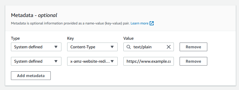 s3 object metadata